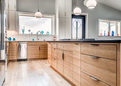 Modern pearl cabinetry