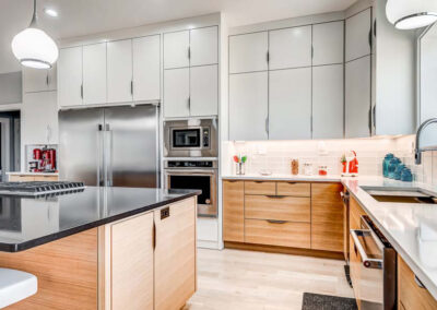 Modern pearl cabinetry