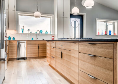 Modern pearl cabinetry